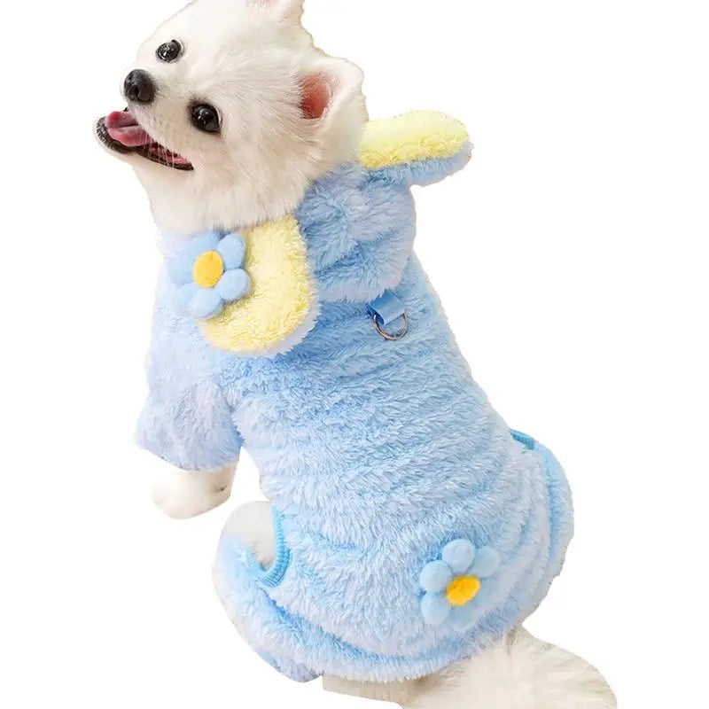 Bear Shape Plush Sweater for XS To M Dogs & Cats